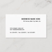 黒Pro 名刺 (裏面)