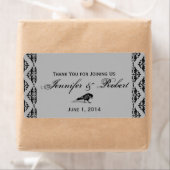 黒Raven Gothicフレーム水筒ラベル ラベル (インサイチュ)