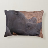 黒Rhinoアクセント枕 アクセントクッション (裏面)