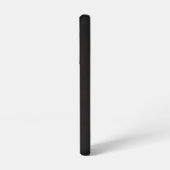 黒Sgcnaのイチゴ3個 Samsung Galaxyケース (左側面)