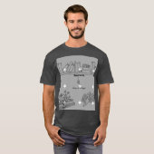 黒tシャツ tシャツ (正面フル)