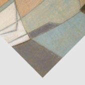 黙した色の抽象的な構成 薄葉紙 (詳細)