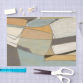 黙した色の抽象的な構成 薄葉紙 (クラフト)