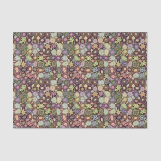 黙したMillefiori 薄葉紙 (正面)