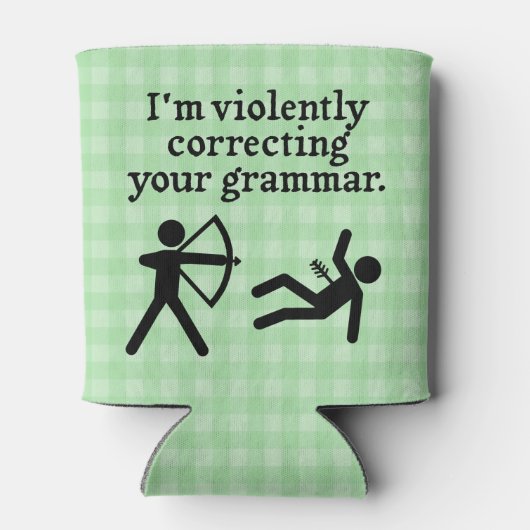 黙っおもしろいて文法のスプーフを修正 缶クーラー (裏面)