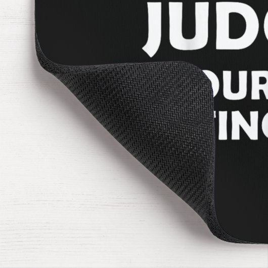 黙ってあなたの習慣食べ物ビーガンを判断しおもしろいた マウスパッド (コーナー)