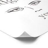 「黙ってあなたを判断する」Judging Eyes ポスター (角)