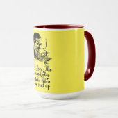 黙っている時の音が好き マグカップ (正面右)