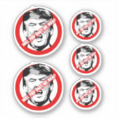 黙ってくれないか？ シール (正面)