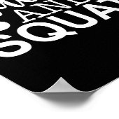 黙ってしゃがむ ポスター (角)