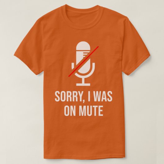 黙っててごめんなさい Tシャツ (デザイン正面)