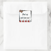 黙ってキスチョコ スクエアシール (バッグ)