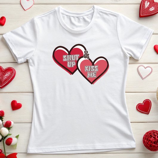 黙ってキス Tシャツ