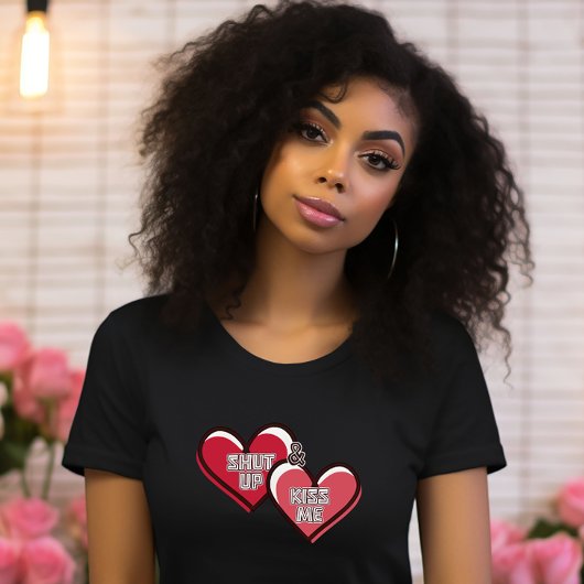 黙ってキス Tシャツ