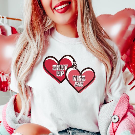 黙ってキス Tシャツ