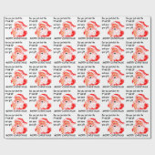 黙ってギフトを開けなさい ラッピングペーパー (フラット)