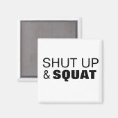 黙ってトレーニングの動機 マグネット (正面/裏面)