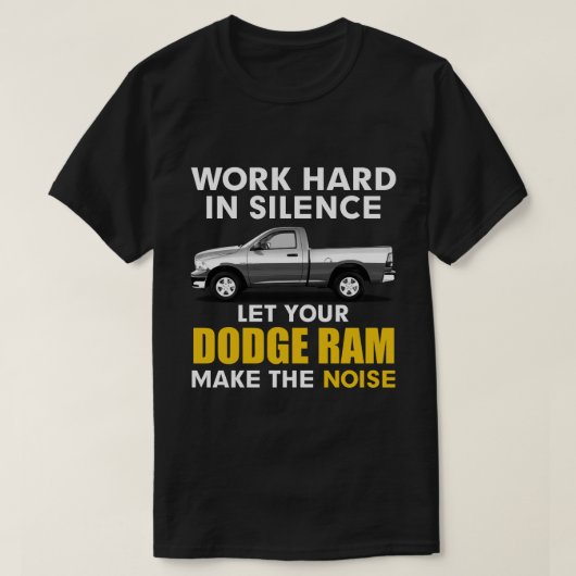 黙って働く音を立てるのは避けなさい Tシャツ (デザイン正面)