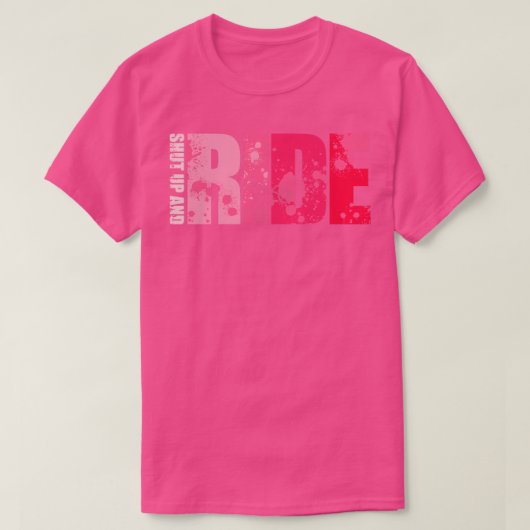 黙って女の子に乗るダートバイクMotocross L Tシャツ (デザイン正面)