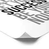 黙って懸命を働かせば成功する ポスター (角)