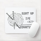 黙って数えている マウスパッド (マウス)