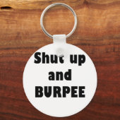 黙って燃え尽きる キーホルダー (正面)