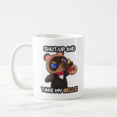黙って私のベルを取る – Mug コーヒーマグカップ (左)
