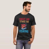 黙って私の魚釣り Tシャツ (正面フル)