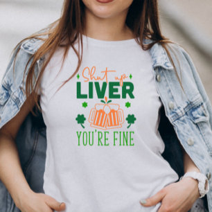 黙って肝臓あなたが素晴らしセントパテおもしろいリック引用文 Tシャツ