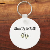 黙って転がる キーホルダー (正面)