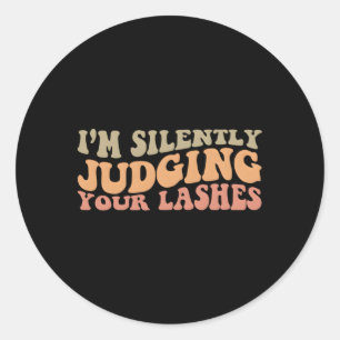 黙ってLash Lash Tech Lashを判断 ラウンドシール