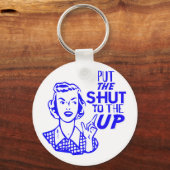 黙らせる キーホルダー (正面)