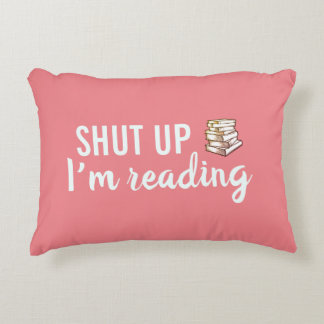 黙れ私はコーラル読アクセント枕 アクセントクッション