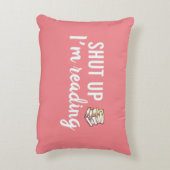 黙れ私はコーラル読アクセント枕 アクセントクッション (裏面(縦))