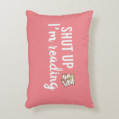 黙れ私はコーラル読アクセント枕 アクセントクッション (正面(垂直))