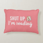 黙れ私はコーラル読アクセント枕 アクセントクッション (裏面)