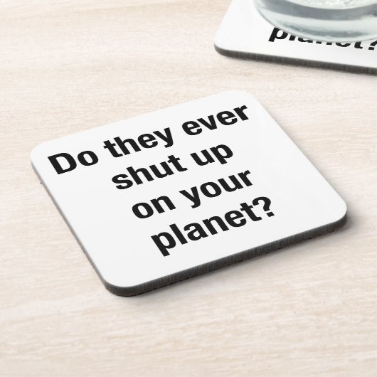 黙れ！ コースター (左側)