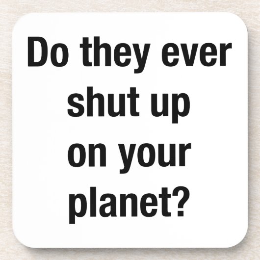 黙れ！ コースター (正面)