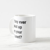 黙れ！ コーヒーマグカップ (正面左)