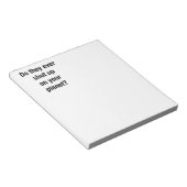 黙れ！ ノートパッド (アングル)