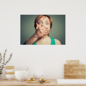黙れ。ファインアート ポスター (キッチン)