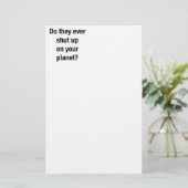 黙れ！ 便箋 (スタンド正面)