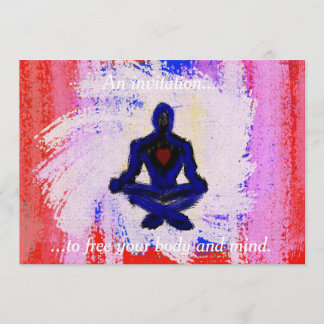 黙想および治療への招待状 招待状