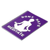 黙想します憎まないで下さい白 ノートブック (左側)