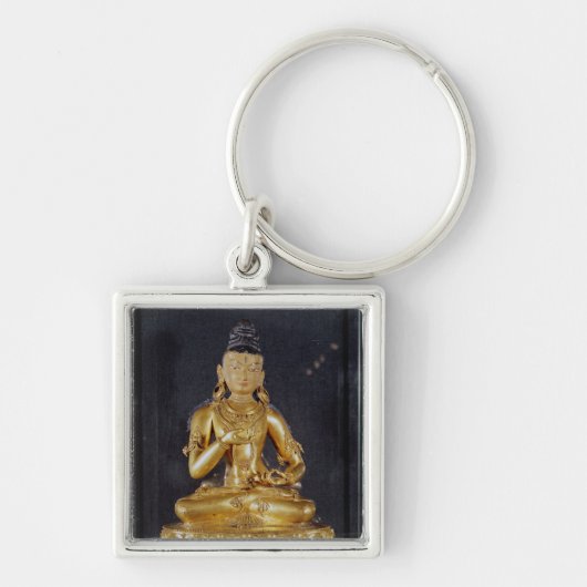 黙想につくAdibuddha Vajrasattva キーホルダー (正面)