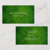 黙想のインストラクターの名刺 名刺 (正面/裏面)