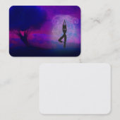 黙想のヨガの名刺 名刺 (正面/裏面)