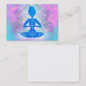 黙想のヨガの名刺 名刺 (正面/裏面)