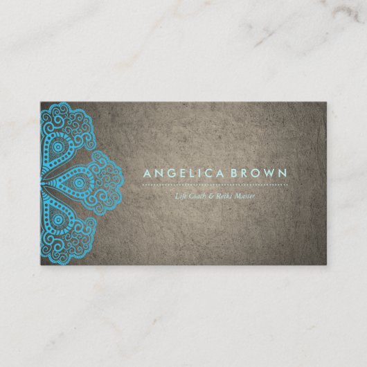 黙想の先生及び生命コーチの名刺 名刺 (正面)