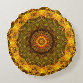 黙想の曼荼羅 ラウンドクッション (裏面)